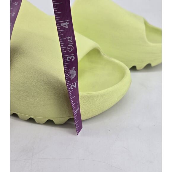 Adidas Yeezy YZY Slide Sandal Glow Green HQ6447 Mens Size 11 Comfort Cushion main image 5